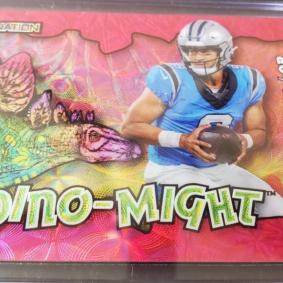 Bryce Young  2023 Wild Card Dino-Might Rookie RC 3/4  #AD-BY Panthers Pink - Picture 7 of 8